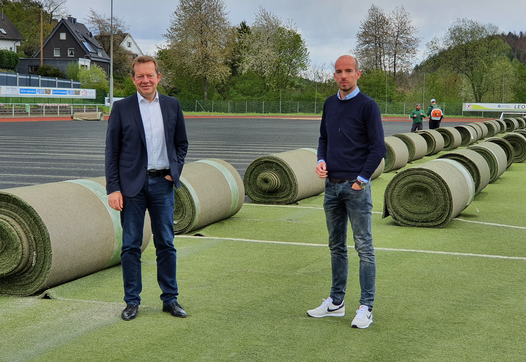 Bild: Sportanlage Trupbach erhält neuen Kunstrasen